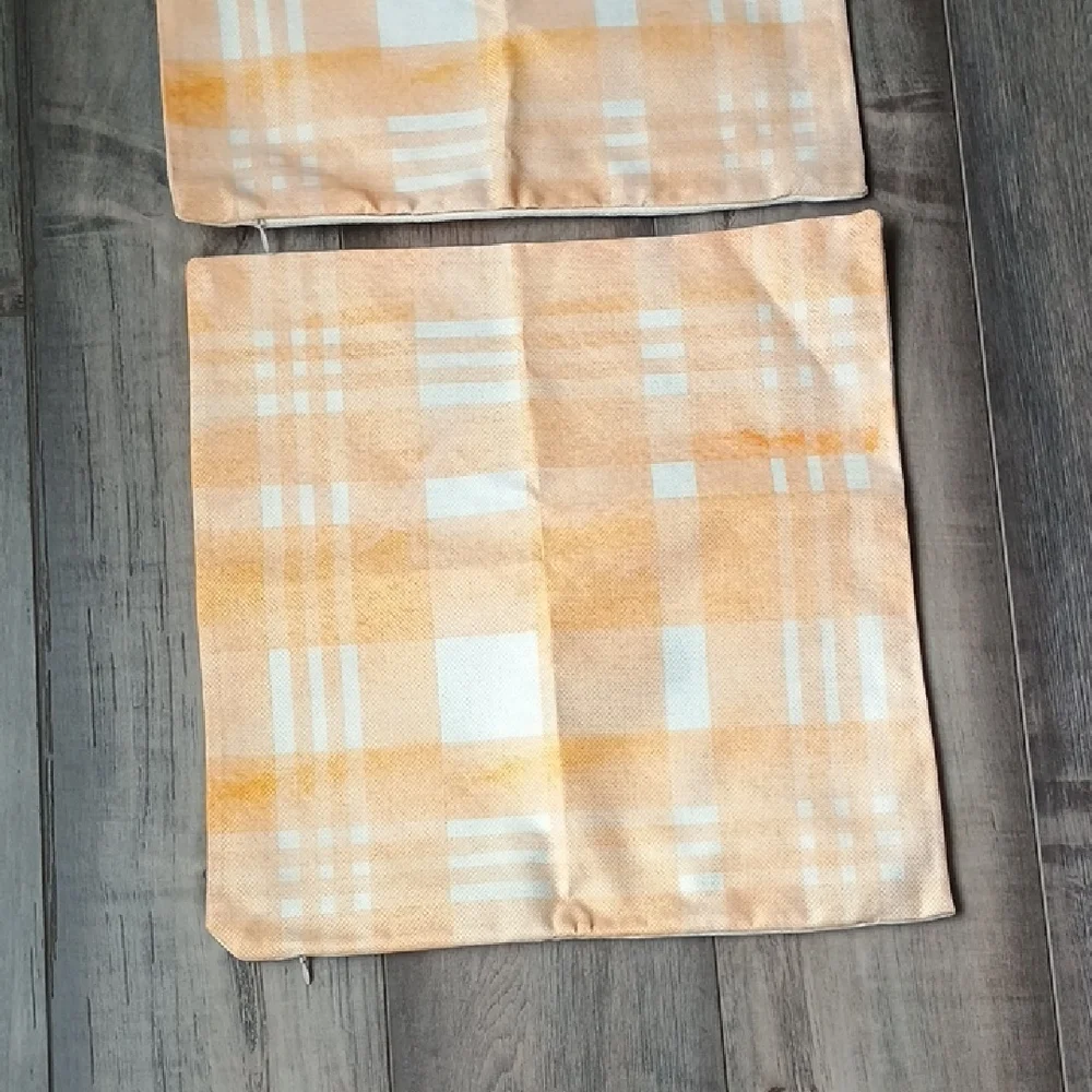 Autumn Plaid Decorative Towels